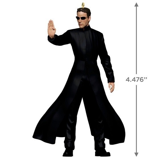 2022 Warner Bros The Matrix Neo Hallmark Keepsake Ornament - Picture 4 of 4